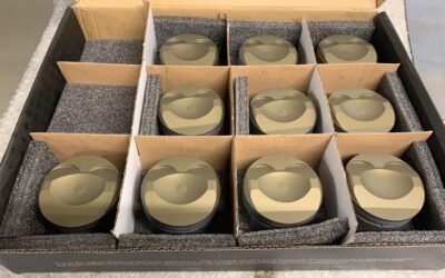 V Series Pistons Coated in Cerakote…