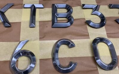 Old style number plate lettering…